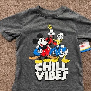 NEW! Mickey, Goofy, and Donald Duck T-Shirt, Boys Size 5